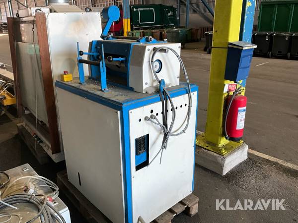 Plastmaskin strängpelleteringsmaskin