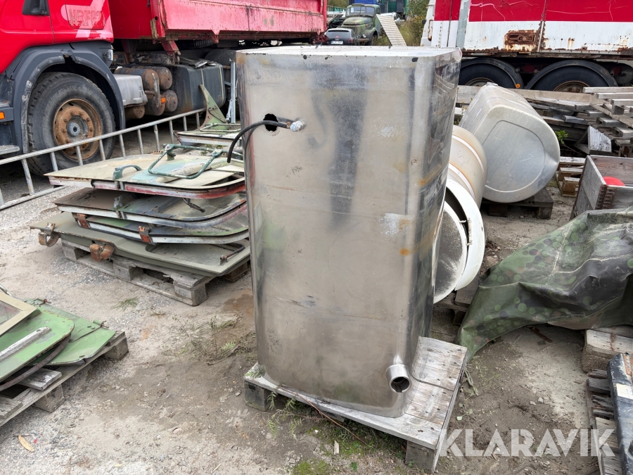 Rostfri tank