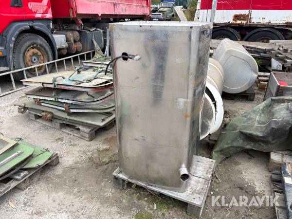 Rostfri tank