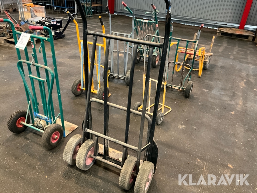 Säckkärra / tegelvagn 8st