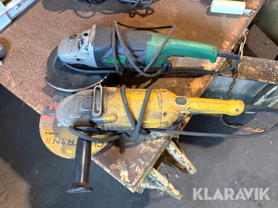 Vinkelslip 1 + 1 DeWalt / Hitachi D28492-q3 / G255R
