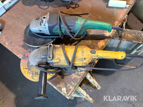 Vinkelslip 1 + 1 DeWalt / Hitachi D28492-q3 / G255R