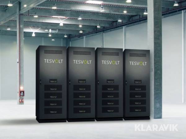 Containerbaserat Batterilagringssystem Tesvolt System Electrical infrastructure 308kWh Lithium