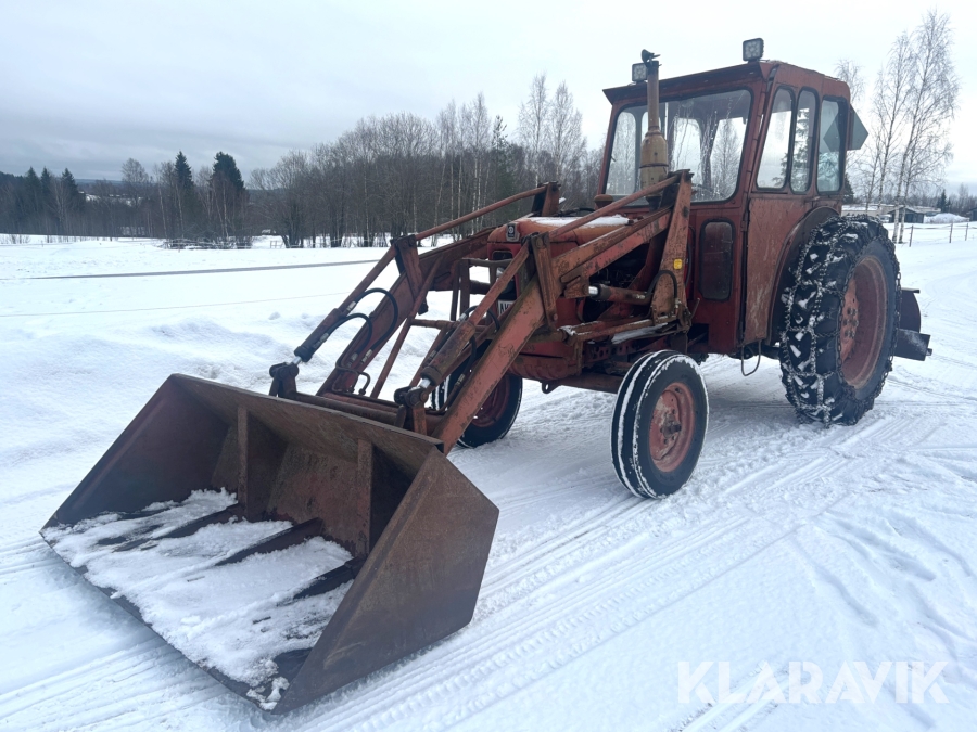 Traktor Volvo BM 400 Buster med Frontlastare och snöredskap