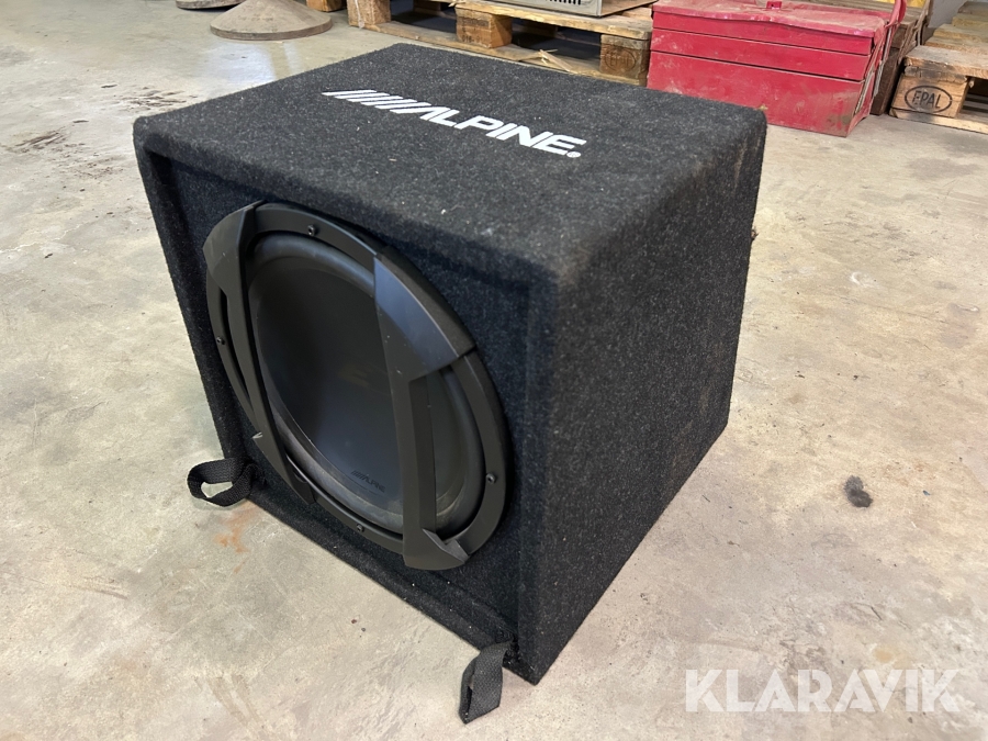 Baslåda Alpine SBE-1244BR 12 tum