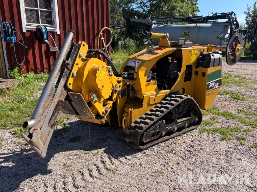Vibrerande Kabelplog Vermeer Corporation SPX25 för fiber Fjärrstyrd