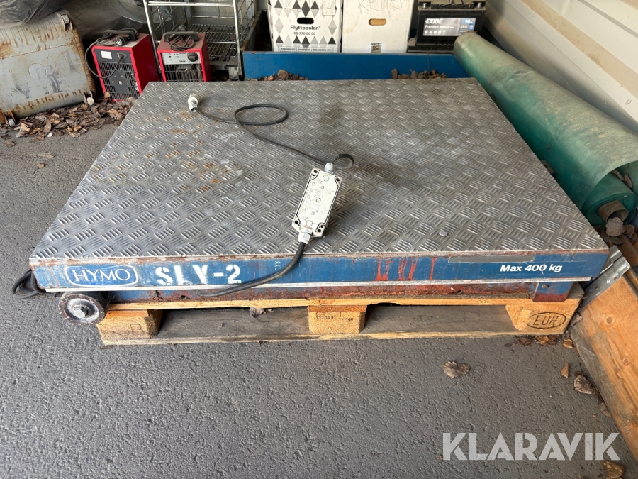 Lyftbord Hymo SLY-2 maxlast 400 kg
