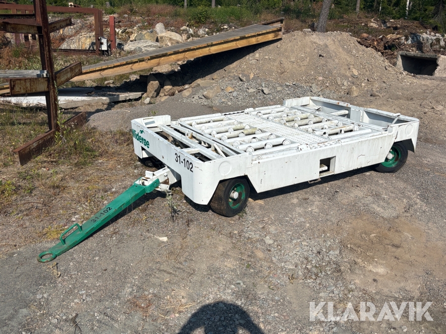 Transportvagn med rullbana