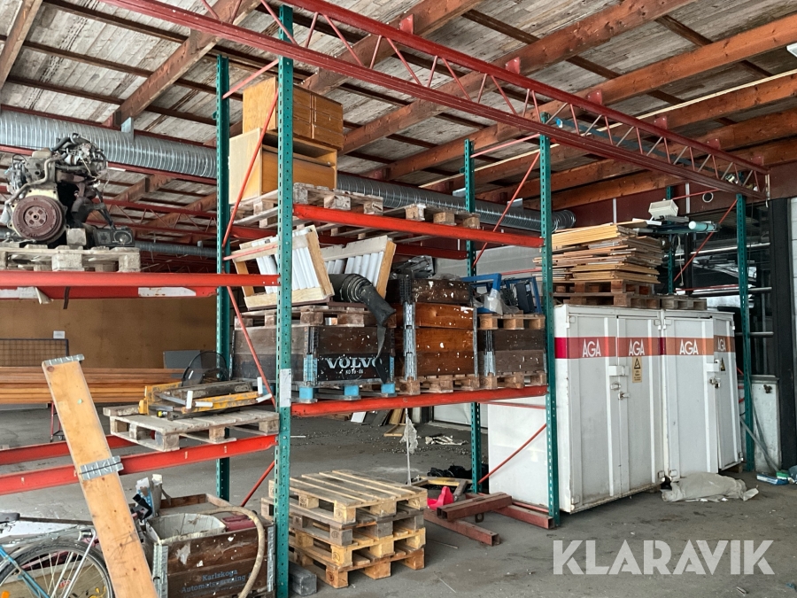 Pallställ 3 sektioner