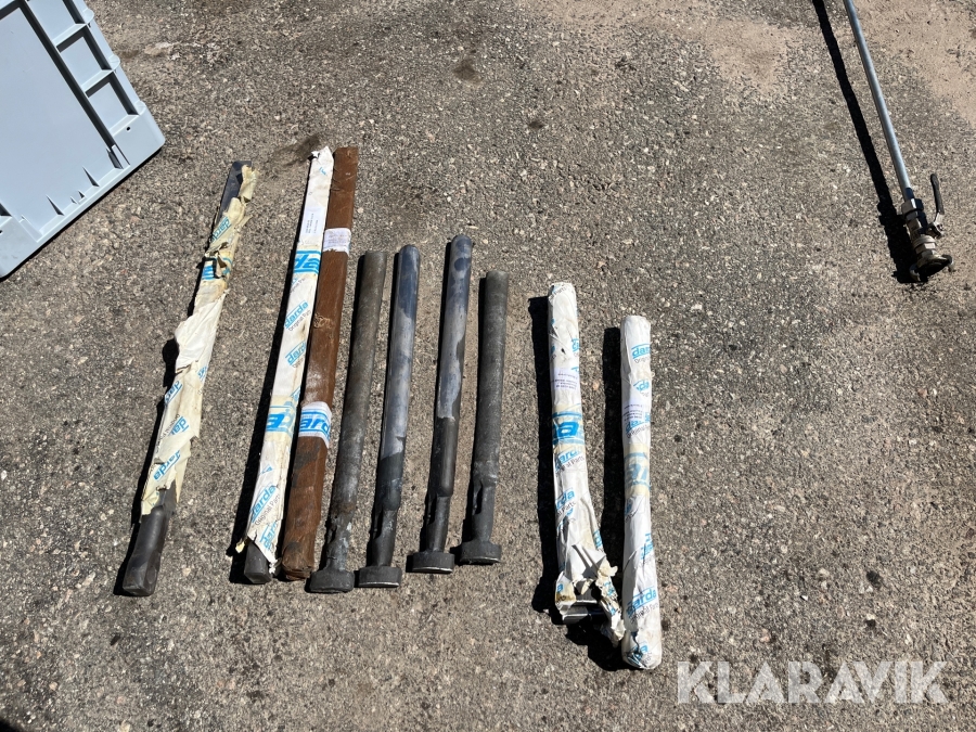 Kilar till bergspräckare till Darda C12 8 kilar 3 spett