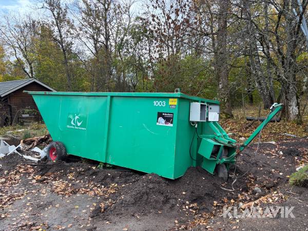 Motordriven container 10m3