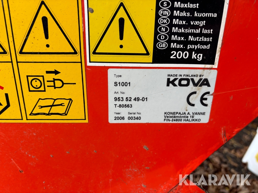 Sandspridare Husqvarna S1001