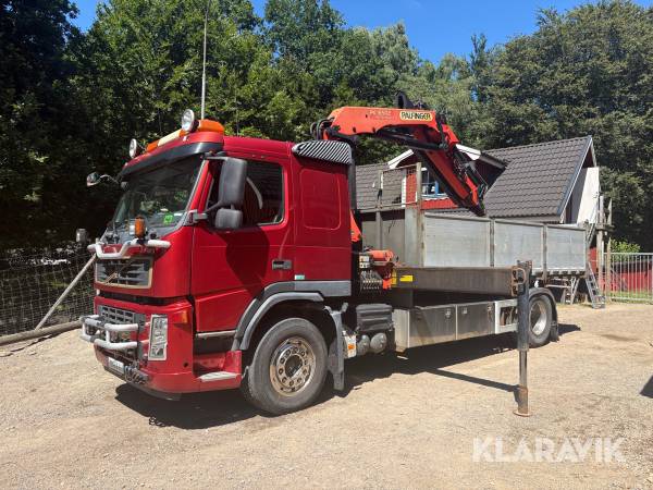 Kranbil Volvo FM9 4X2 med tipp och kran