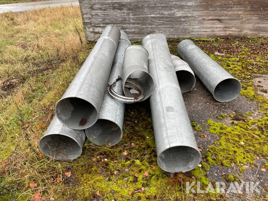Galvade rör 400mm, Smedjebacken, Klaravik auktioner
