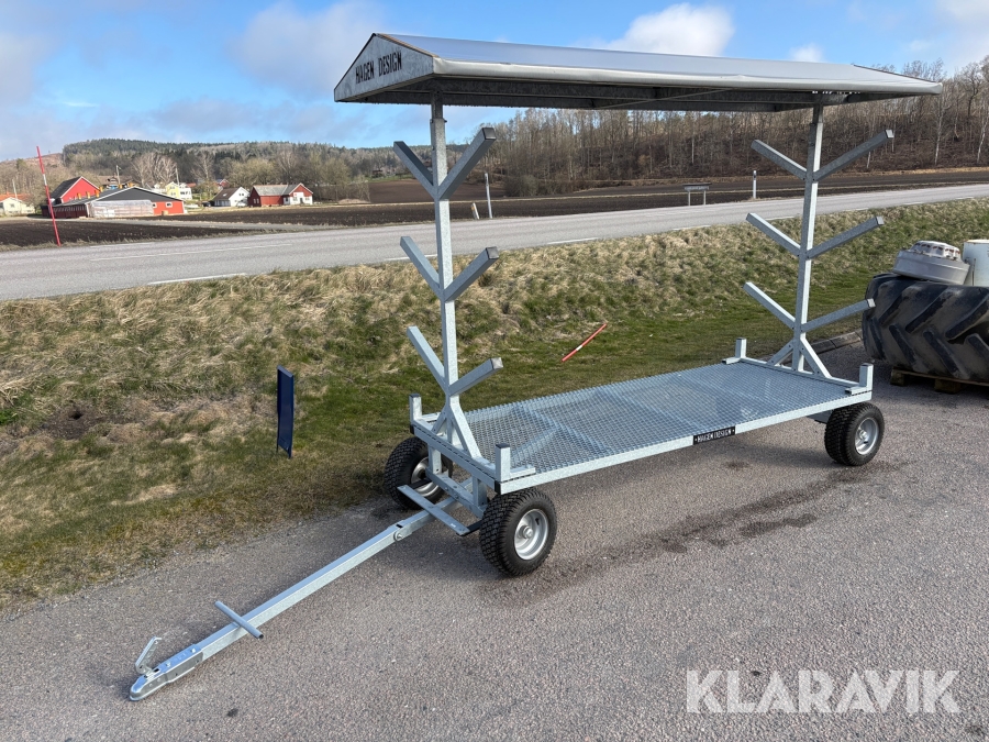 Hindervagn med tak Hagen Design