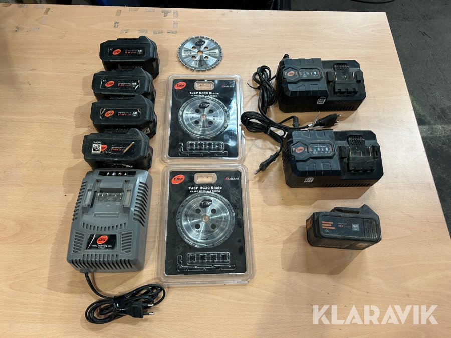 Klingor, Laddare & batterier Tjep