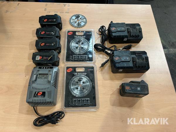 Klingor, Laddare & batterier Tjep