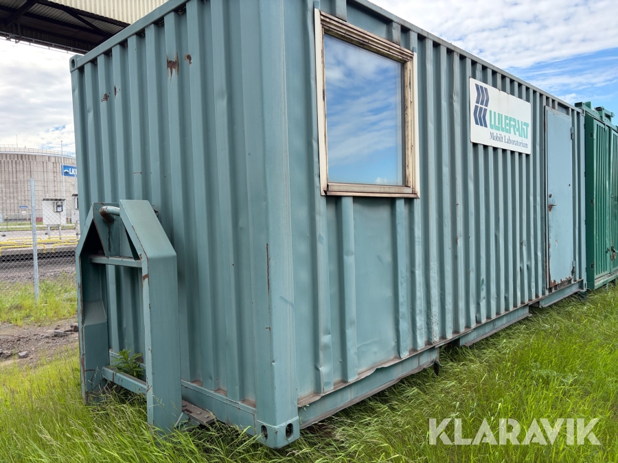 Container 20 fot på lastväxlarram