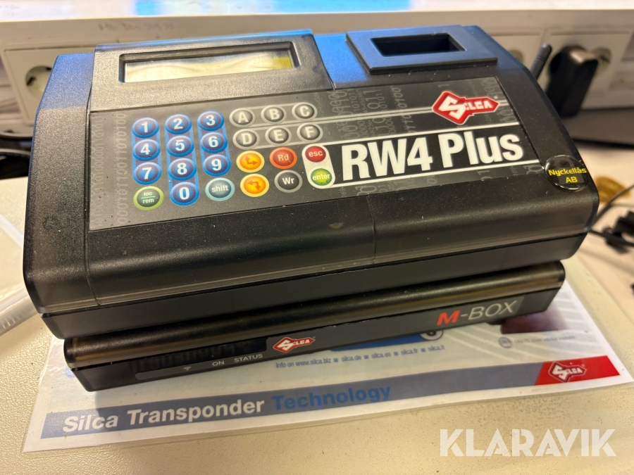 Bilnyckelkopigeringsmaskin Silca RW4-Plus med M-Box