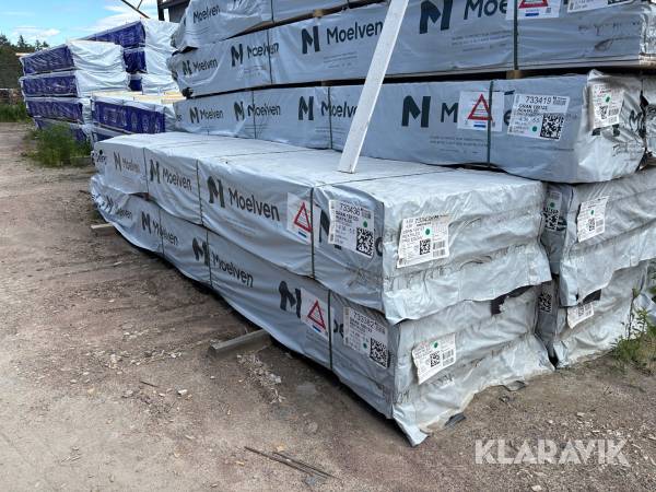 Ytterpanel Moelven Gran 19x123 Rektkled