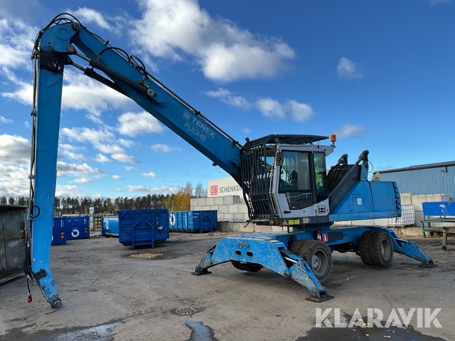 Materialhanterare Terex Fuchs MHL 335 med grip