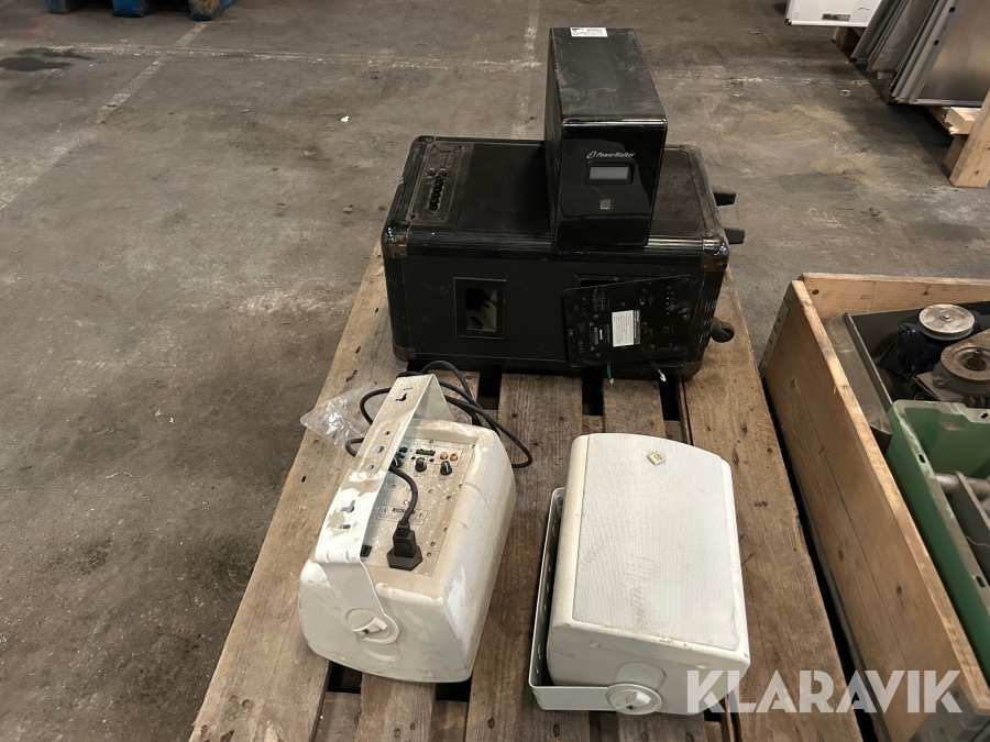 Högtalare & förstärkare Andersson / RoHs / Kramer