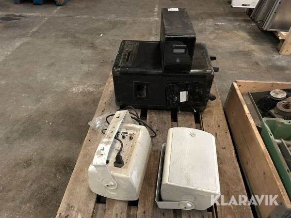 Högtalare & förstärkare Andersson / RoHs / Kramer