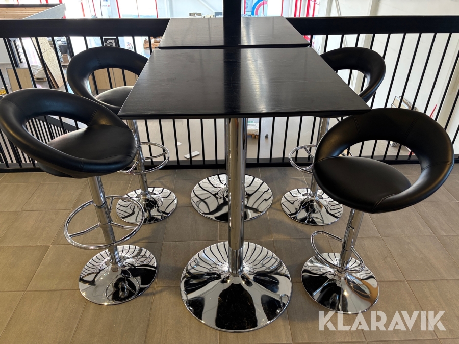 Barbord 2st stolar 4st