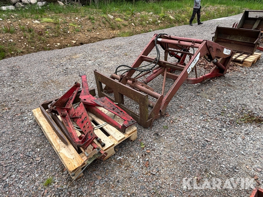 Frontlastare Ålö Quicke M0 med gafflar