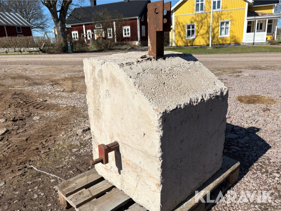 Motvikt betong 3-punkt