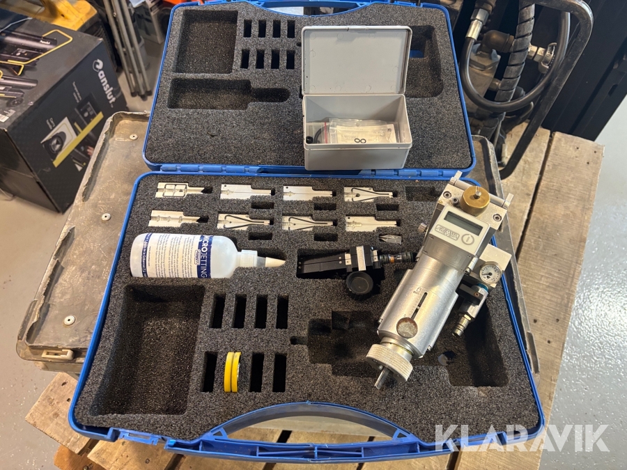 Fiberblåsmaskin Plumett Ultimaz med div kabel och ducktanslutningar