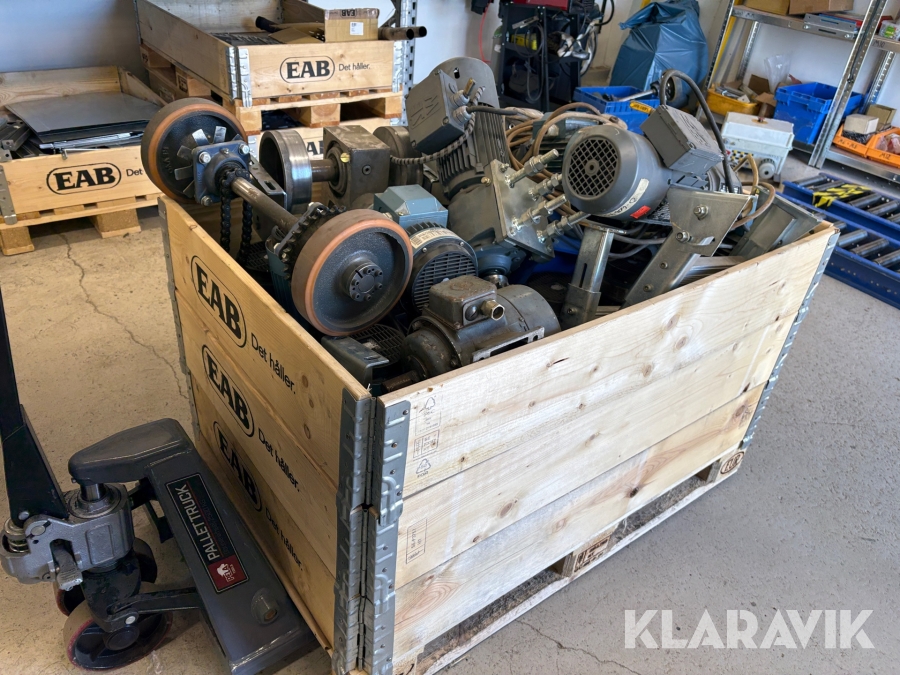 Pall med blandade motorer till rullbanor ABB