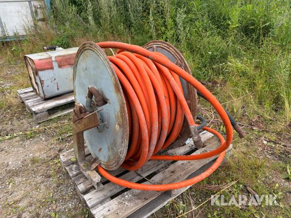 Äldre slamsugsslang/slangvinda