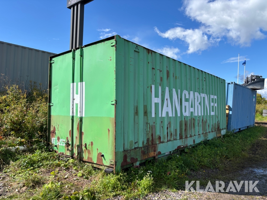 Container 20 fot med stödben