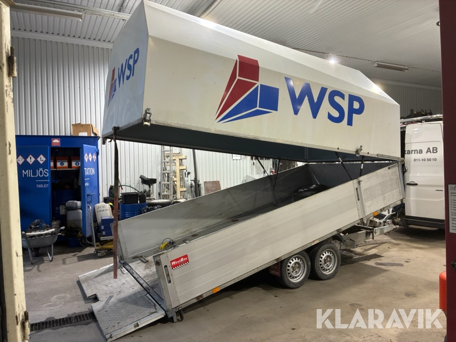 Maskinsläp med tipp WestBay