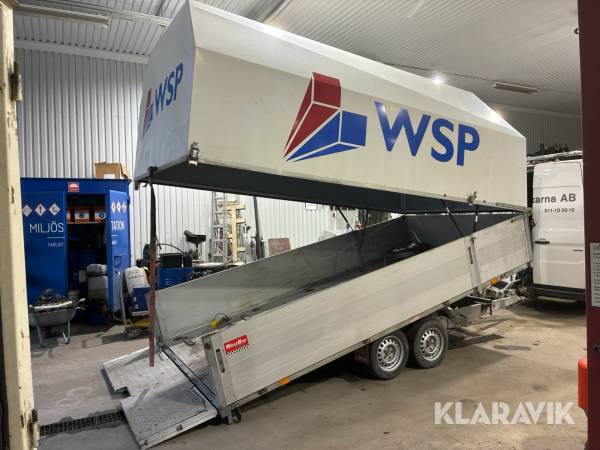 Maskinsläp med tipp WestBay