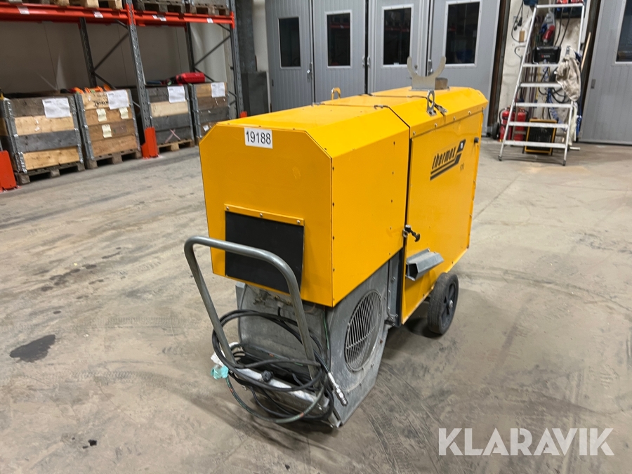 Luftvärmare värmeväxlare olja 90 kw Thermox TB 110 Reprationsobjekt
