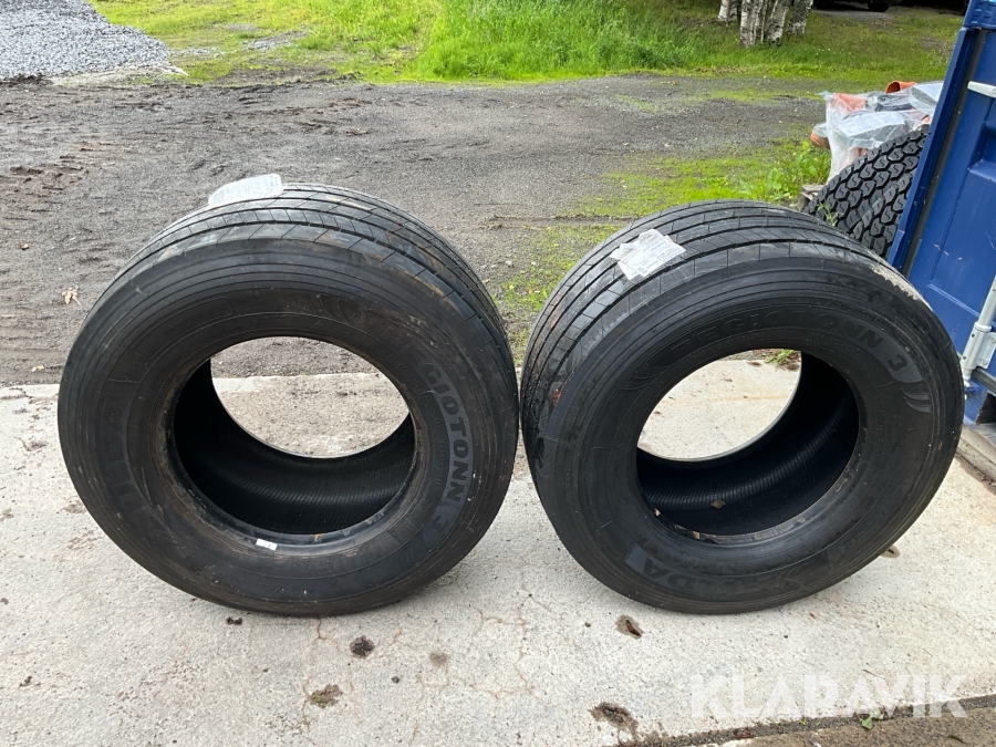 Släpvagnsdäck Fulda 435/50R19.5 2 st