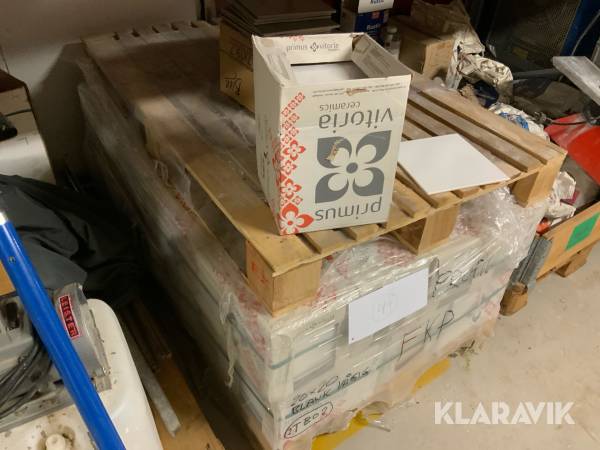 Kakel vit vågigt Primus Vitoria 64m2