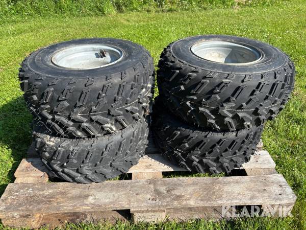 Däck till fyrhjulingsvagn Multistar 22x11-10 4st