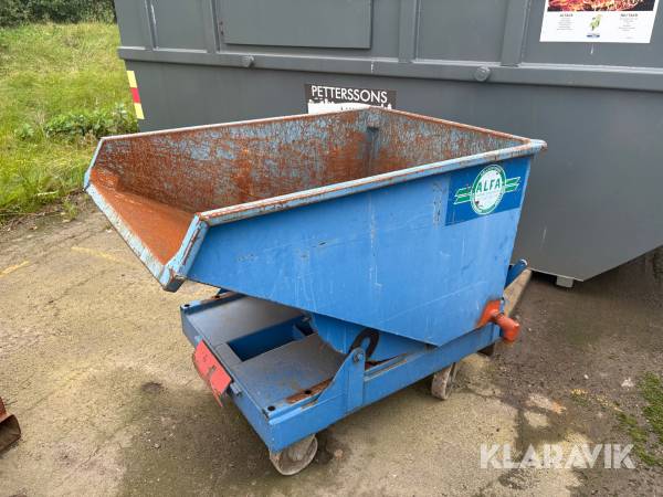 Tippcontainer på hjul