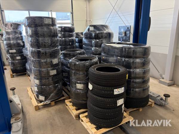 Parti med nya sommar och vinterdäck 159st