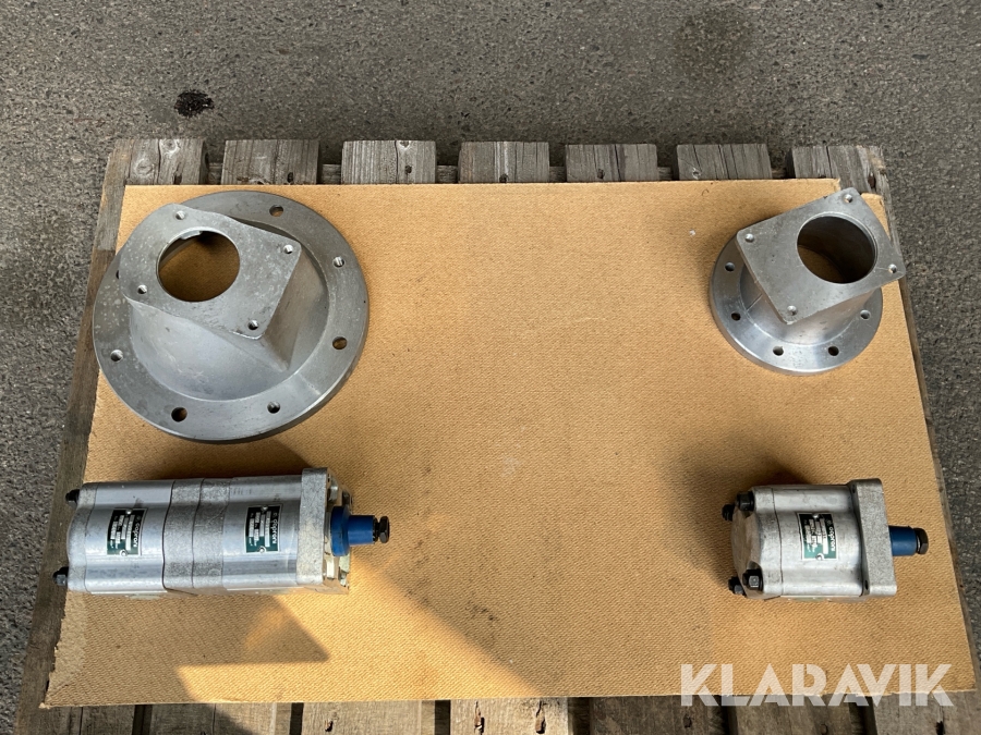 Hydraulpump med fäste för elmotor Caproni
