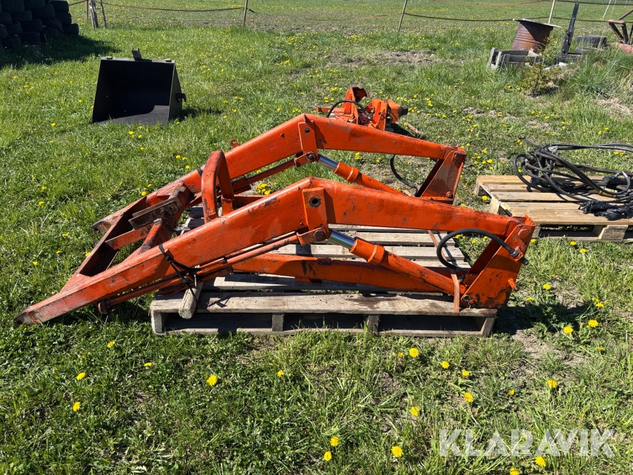 Frontlastare Kjällve med skopa fästen och hydraulpaket