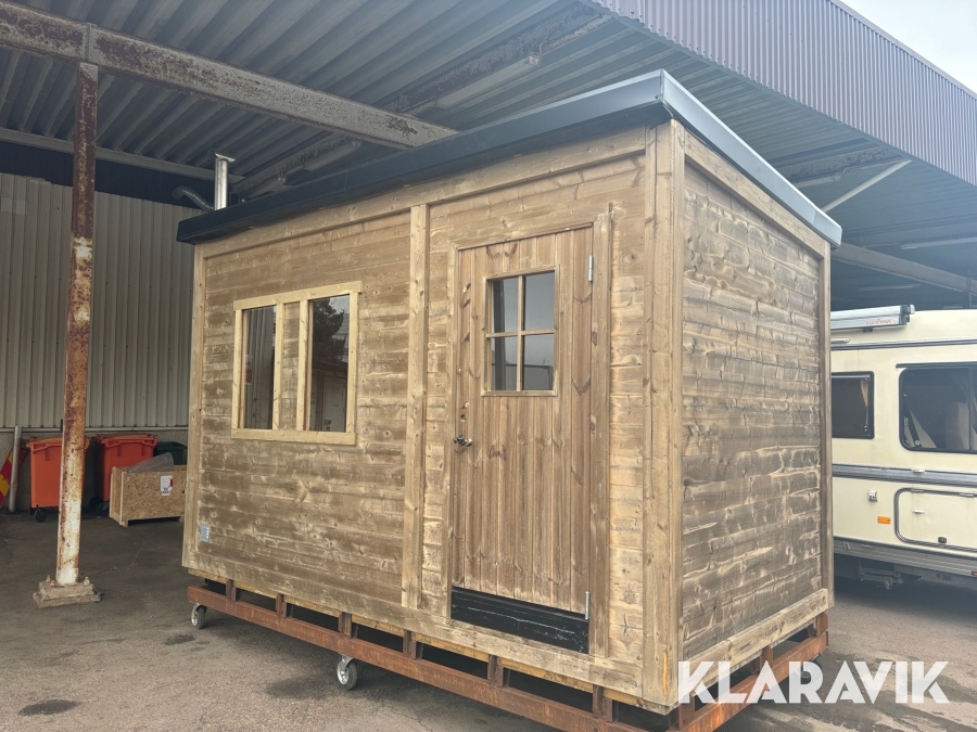 Vedeldad bastu Nybyggd