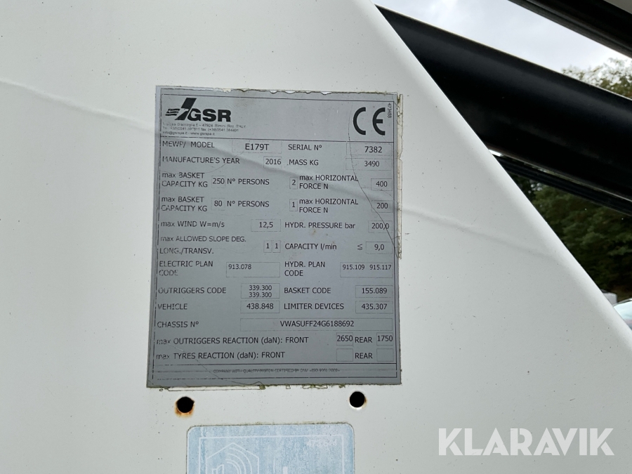 Billift Nissan NT 400 med GSR-lift