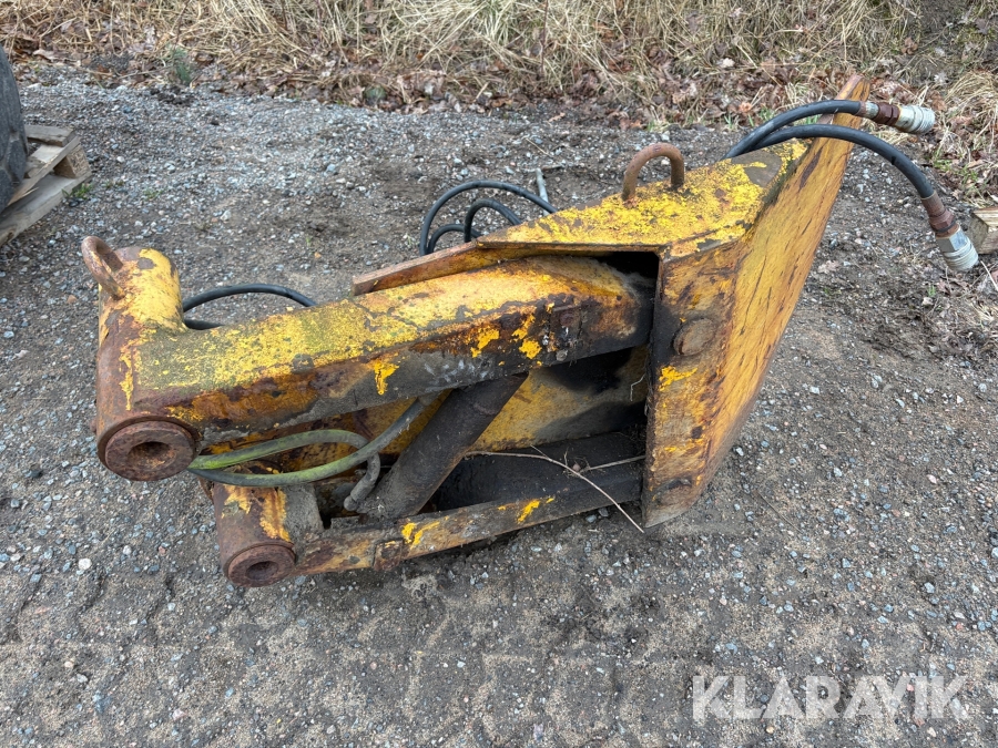 Hydraulisk Grus/Snöstopp till väghyvel