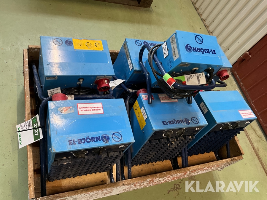 Fläktar El-Björn VF9B, VF21A 7st