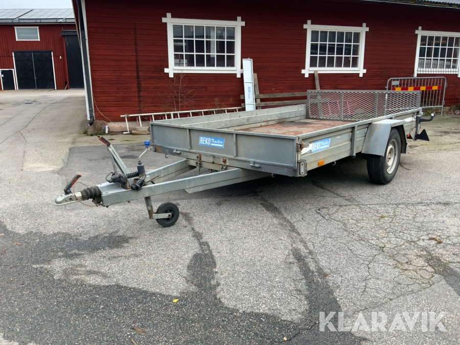 Personbilssläp Rekotrailer FA24-1500T med tipp