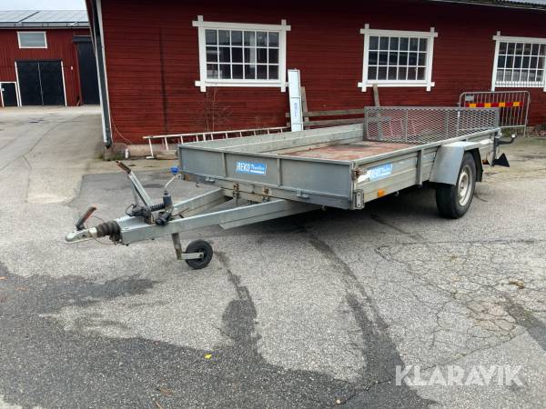 Personbilssläp Rekotrailer FA24-1500T med tipp